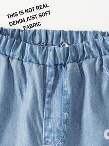 2pcs/Set Teen GirlCasual Butterfly Print Long Sleeve Sweatshirt And Pants Set, Fashionable Fitted, Autumn/Winter - Black - View 6