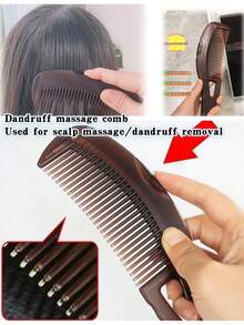 3 Stück/2 Stück/1 Stück Anti-Schuppen Kopfhaut Massage Bürste, Multifunktions-Energiekamm, Cut Out Zähne Bürste für Kopfhautmassage, Entfernung von Schuppen, Öl-Kontrolle, geeignet für Männer und Frauen, gesunde Kopfhaut, bessere Haarqualität, Haarclip, Haarzubehör - Energiebürste, Cut Out Kamm, Haarpflege Bürste, Anti-Öl, Anti-Schuppen, kein Haare waschen notwendig, Anti-Haarausfall