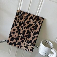 1 件豹纹印花图案保护性对开式桌面保护套 - 适合大胆时尚风格的爱好者，带笔架，兼容 iPad 10.9/10.2/ Air 5th Gen/Pro11/10th/9.7/Air 2/iPad（7th Gen）/ iPad（8th Gen）/ iPad Air 4/5/iPad Pro 11/iPad 10th 代 10.9 英寸 2022 智能保护套/iPad Air 13(M3 2025)/iPad Air 11(M3 2025)/iPad Air 11(M3 2025)/iPad 11(A16 2025)/Galaxy Tab S10+/S9/A9，自动睡眠/唤醒功能 - 彩色 - 查看 10