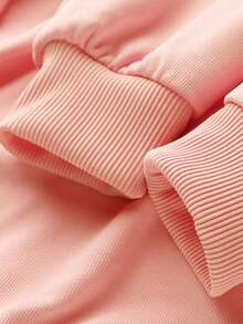 Tween Mädchen Sweatshirt mit Schleife Muster, Rundhals Sweatshirt für Tween Mädchen, lässige und bequeme Mode für Herbst und Winter, süße Kleidung. Weich und maschinenwaschbar, lässig und modisch, geeignet für Reisen, Partys und Campusmode. Passend für Schule, Urlaub und Einkaufsoutfits - Pink - Übersicht 5