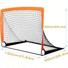 便携式折叠足球门，沙滩移动训练网，室内外足球比赛框架