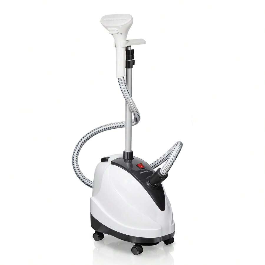 Vaporizador Generador Vapor Tela Y Ropa Hamilton Beach 11552 , 1500 watt de potencia - suaviza rápidamente las arrugas y refresca las telas Suave con las telas delicadas y ayuda a reducir el costo de la limpieza en seco - Tipo de Enchufe A USA (110-127V) - Ver 1