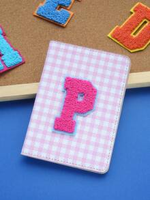 Takeoak 1PC Vỏ đựng hộ chiếu có chữ cái đầu màu sắc cá nhân hóa LPlaid Vỏ đựng hộ chiếu có chữ lồng tùy chỉnh Vỏ đựng hộ chiếu có họa tiết dễ thương rực rỡ tùy chỉnh Vỏ đựng hộ chiếu hấp dẫn Vỏ đựng thẻ tài liệu Quà tặng du lịch độc đáo Quà tặng sinh nhật cho đám cưới Sinh nhật Cô dâu Người yêu Bạn bè - Một cỡ - Xem 16