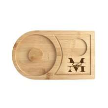 1pc Personalized Salt-Rimmed Bartender Tools, Wooden Cocktail Seasoning Tray-Laser Engraved Name-Suitable For Parties, Bars, Cocktail Receptions - A2-customized Letters and Text - View 10