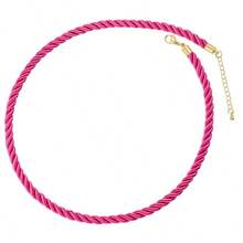 1pc Handmade Woven Necklace Chain, Basic Necklace Accessory Essential For Couples And Friends, DIY Craft - Multicolor - View 7