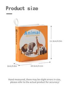 6pcs Newborn Early Education Cloth Books Set - 0-6 Months Baby Waterproof Tear-Resistant Cognitive Toys, 6 Themes Crinkle Paper Grab Training, Milestone Gift For Newborn, Christmas/Halloween/Thanksgiving Holiday Gift