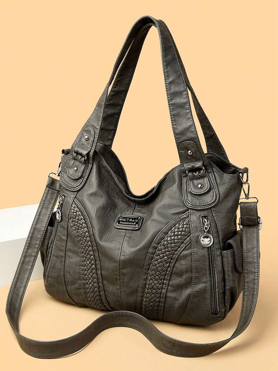 Túi xách da mềm cao cấp sang trọng thiết kế túi đeo chéo cổ điển cho nữ dung tích lớn túi đeo vai nữ