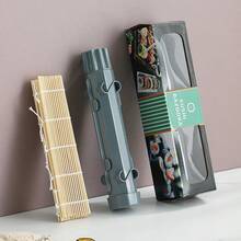 完整的寿司制作模具套件 - 易于使用、无杂乱、适合家庭 DIY 寿司、适合寿司爱好者、返校用品 - 彩色 - 查看 11