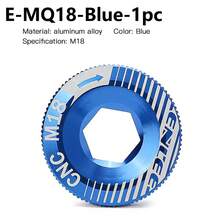 1pc ENLEE M18/M20 Bicycle Crankset Crank Cover Lightweight Bike Crank Cover With Hollowtech Bolt Aluminum Alloy Crank Dust Cover For Mountain And Road Bikes, Bicycle Accessories - Multicolor - View 11