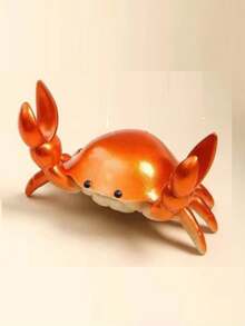 Crab-Shaped Multifunctional Desk Phone Holder With Pen Cup, Glasses Rack And Slouchy Design, For Creative Decoration, Home And Office Plastic Accessory