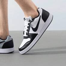 Nike 男士 EBERNON 复古黑白撞色低帮运动鞋，休闲运动鞋 AQ1774-102，2026 新款上市 - 白色 - 查看 6