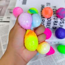 4/8个装柔软可捏压力球 - 柔软挤压球，感官软球，弹性十足的放松玩具，适合学生，是送给孩子和青少年的完美礼物，也是情人节派对的理想之选 - 彩色球 - 查看 3