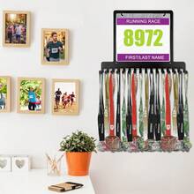 Yarlung 50 Pack Race Bib Display Vinyl Protector Sheets, Running Race Bib Holder Sleeves Runners Players Athletes, Medals Hanger Display