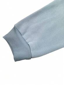 Áo sweatshirt nam dáng casual cổ kéo khóa, thiết kế tối giản thể thao và thời trang, thích hợp cho hoạt động ngoài trời. - Xám - Xem 5