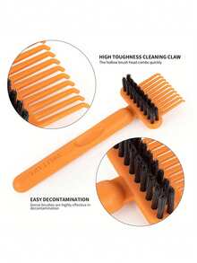 فرشاة تنظيف المشط، وكيل تنظيف المشط 2 في 1، وكيل تنظيف فرشاة الشعر، وسادة هوائية، فرشاة شعر، مزيل فرشاة شعر صغيرة، أدوات تنظيف فرشاة الشعر، مدمجة وقابلة للنقل، مناسبة للسفر، مناسبة لفرشاة مشط المرأة (لون عشوائي) قطعة واحدة/قطعتان