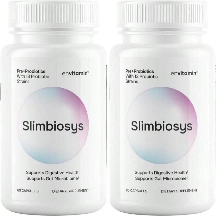 Envitamin Slimbiosys Ultra Probiotic Capsule - Pre &Amp; Probiotics For Women &Amp; Men - Support Your Microbiome - Flavor Name B - View 1