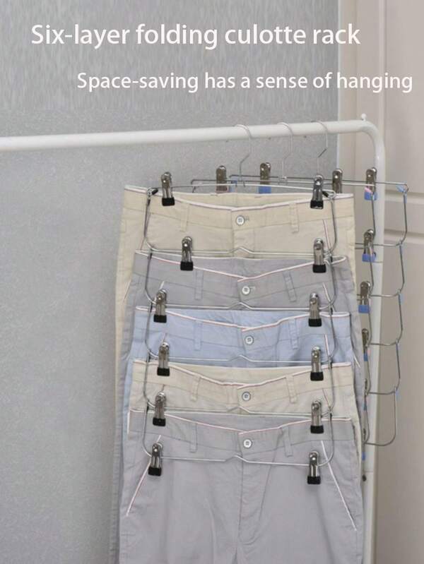 Percha plegable multifuncional, con pinzas para sujetar sujetadores, camisas, pantalones, chaquetas, faldas