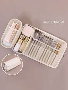 Portable Makeup Brush Storage Box, Travel Makeup Brush Bag, Makeup Brush Case, Multifunctional Foldable Professional Cosmetic Organizer Pouch Bag,Room Decor, Bags,Makeup Bag,Vanity,Travel,Make Up Bag,Travel Essentials,Organizer,Storage,Travel Essential,Makeup Organizer,Makeup Bags,Make Up Organizer,Organiser,Toiletry Bag,Desk Organiser,Cosmetic Bag,Makeup Pouch,Make Up Organize,Vanity Accessories,Make Up Pouch,Make Up Bags