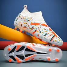 Nuevos tacos de fútbol juveniles recomendados para la escuela, estudiantes, partidos, entrenamiento - Altos, clavos largos, duraderos, antideslizantes, tracción fuerte, unisex adulto