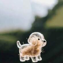 1pc Souvenirs, New Pet Hair Souvenirs Keychain