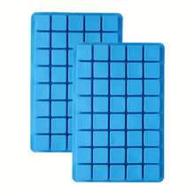 1 件 40 腔方形硅胶模具，迷你立方体硅胶模具，适用于巧克力、硬糖、冰块、软糖 - 綠色 - 查看 12