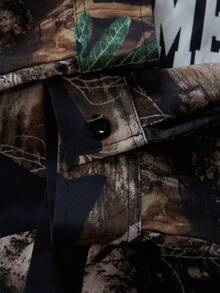 Áo sơ mi dài tay cài nút kiểu dáng thường ngày, họa tiết rằn ri chéo, in kỹ thuật số, phong cách sinh viên, unisex, phong cách đường phố, thích hợp cho mùa xuân/thu. - Đồng - Xem 6