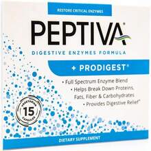 Peptiva Digestive Enzyme Supplement + ProDigest - Helps With Bloating, Gas, Constipation - 30 Count - Flavor NameA - 查看 1