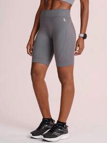 Max Lupo Bermuda Shorts With Silicone Waistband Academia Fitness Original - than chì - Xem 1