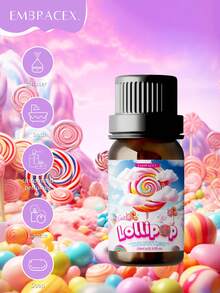 EMBRACEX. 3pcs/2pcs/1PC 10ml+60ml Lollipop Essential Oil Lollipop Roller Essential Oils Fragrance Essential Oils Sweet Long Lasting Oils Aromatherapy Oils Car Aromatherapy Lollipop At Home Or On-The-Go,Suitable For Humidifiers, Aroma Diffusers, Diffuser Wood,Reed Diffuser Oils Gift - Lollipop - View 9