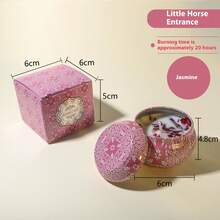 1 pezzo Nuova Candela Profumata Natalizia, Candela Profumata Natalizia Premium in Confezione Regalo, Delicati Profumi di Frutta e Fiori Secchi, Confezione in Scatola, Adatta per Uomo e Donna. Regalo di Natale, Regalo di Capodanno