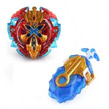 (Set Of) Burst Spinning Top Surprise Gift - Spinning Top + Launcher, Can Be Used For Left & Right Spinning, Surprise Gift - Multicolor - View 19