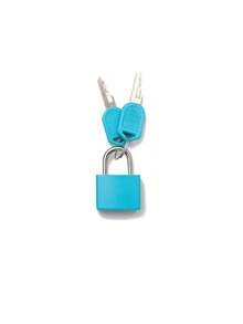 1pc/10pcs Mini Colorful Padlocks With Keys, Zinc Alloy Body And Plastic Shell, Suitable For Luggage, Backpacks, Gym Lockers, Travel Bags, Classrooms, And Other Storage Purposes