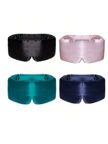 2Pcs Silk Sleep Mask Sleeping Band Eye Cover Blindfold For The Night Sleep Mask For Eyes,Simulation Silk Cool Soft Travel Eye Mask, Long Eye Mask Shade No Pressure On Eyes No Ear Stretching