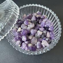 Pierres concassées d'améthyste naturelle, pierres de décoration pour aquarium, décoration pour la maison, convient pour la décoration d'aquarium, les jardinières de plantes grasses, l'aménagement paysager du jardin, le gravier pour aquarium, la décoration de plantes