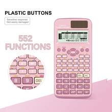 Multifunctional Science Function Calculator-552function Specially Designed For Student Exams, Economical Packaging,High-End Appe,School Supplies,Back To School