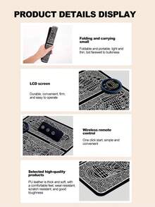 EMS Foot Massager, Foot Therapy Device, Automatic Foot Meridian Massage Mat With Pulse