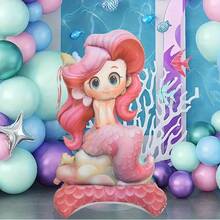 1 pezzo Palloncino in foil rosa a forma di sirena da 61 pollici, adatto per decorazioni di feste di compleanno, eventi a tema marino estivi, celebrazioni di festival per ricreare una fantasia da favola