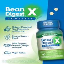 Nature'S Truth Digestive Enzymes | 60 Pills | Bean Digest | Vegan, Non-GMO &Amp; Gluten Free Supplement - Trắng - Xem 5