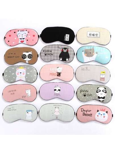 Kit 3 Máscaras de Dormir Confortáveis Para Olhos – Antifaz Blackout Viagem/ Descanso/ Relaxamento e Sono Tranquilo