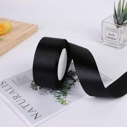 [1 Rollo 22m X 4cm] Cinta de color liso para manualidades - Adecuada para lazos, regalos, bodas, ramos, decoración de pasteles - Excelente para el Día de la Madre, San Valentín, manualidades y fiestas