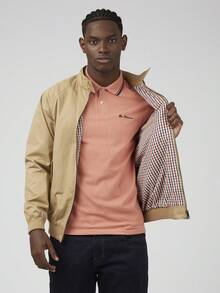 Polo Básico Signature Ben Sherman  Verano    Regular    Botón delantero  Ribete en contraste  Botón - Rosa - Ver 4