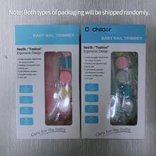 7 件套婴儿指甲钳和锉刀套装，5500rpm 转速，6 个不同尺寸的磨头，适合所有年龄段，不含电池，随机包装 - 藍色 - 查看 5