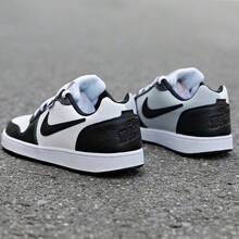 Nike 男士 EBERNON 复古黑白撞色低帮运动鞋，休闲运动鞋 AQ1774-102，2026 新款上市 - 白色 - 查看 5