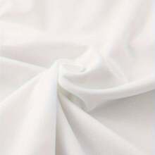 Camiseta con estampado de letras para mujer, talla grande, informal, de verano, cuello redondo, 100 % algodón