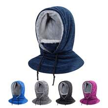 Balaclava Wind-Proof Winter Face Mask,Fleece Ski Mask For Men And Women,Warm Face Cover Hat Cap Scarf,Windproof Scarf Cycling Hat,One-Piece Cationic Head Cap