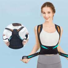 2025 New 1pc Unisex Adjustable Back Shoulder Straps, Full Adjustability, Comfortable Breathable Design, Enhance Body Confidence, Lightweight & Flexible, Suitable For Daily Wear, Office, Sports & Fitness, Waist Trainer For Workout, Home, Sports And Walking, Waist Shaping Belt And Exercise Waist Belt