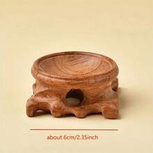 1 Stück vintage einfacher Holzsockel für Kristallkugel - modischer Heimdekoration Glaskugel Kristallkugel Ständer, Heimdekoration, Raumdekoration