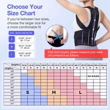 1pc Updated Posture Corrector For Men & Women, Size Runs Small, Consider Ordering One Size Up For Loose Fit, Adjustable Upper Back Support For Clavicle And Neck/Shoulder Upright Comfort Posture Corrector For Men & Women, Body Health Fixation Upper Back Support Clavicle Back And Shoulder Under Clothes, Black - Multicolor - View 9