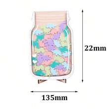 1/2pcs课堂名人奖励罐，四种款式：彩色星星、甜甜圈、以及彩色/原色恐龙供您选择，工艺精湛，适合家庭和家长奖励、学校奖励以及教师课堂奖励罐，适合学校用品、圣诞节奖励礼物、感恩节感谢奖励罐、新年礼物以及日常家居桌面装饰。 - 彩色 - 查看 6