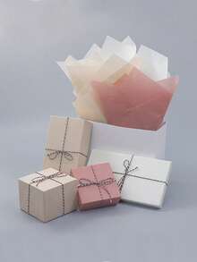 10/20pcs Green Tissue Paper For Gift Packaging, Candy DIY Packaging Paper, Floral Wrapping Paper For Birthday Wedding Party Packaging Decoration